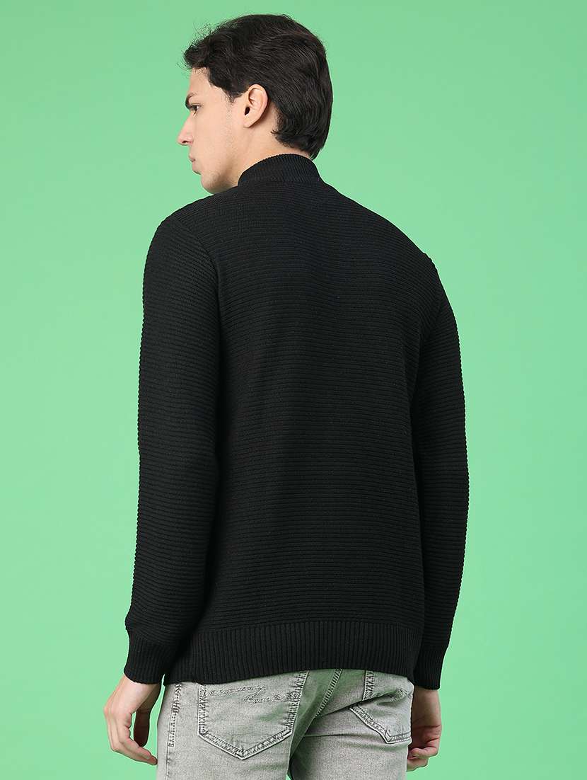 men self design long sleeve regular fit pullover  - 22230041 -  Standard Image - 3