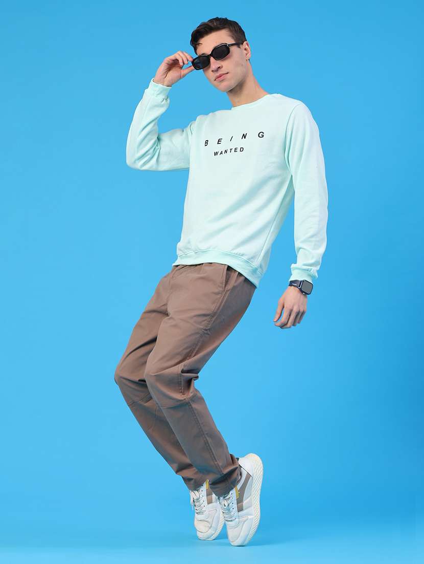 men printed long sleeve sweatshirt - 22230150 -  Standard Image - 5