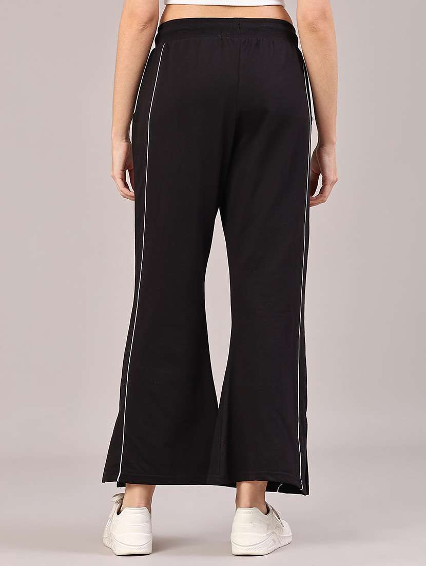 women solid mid rise track pant - 22230191 -  Standard Image - 3
