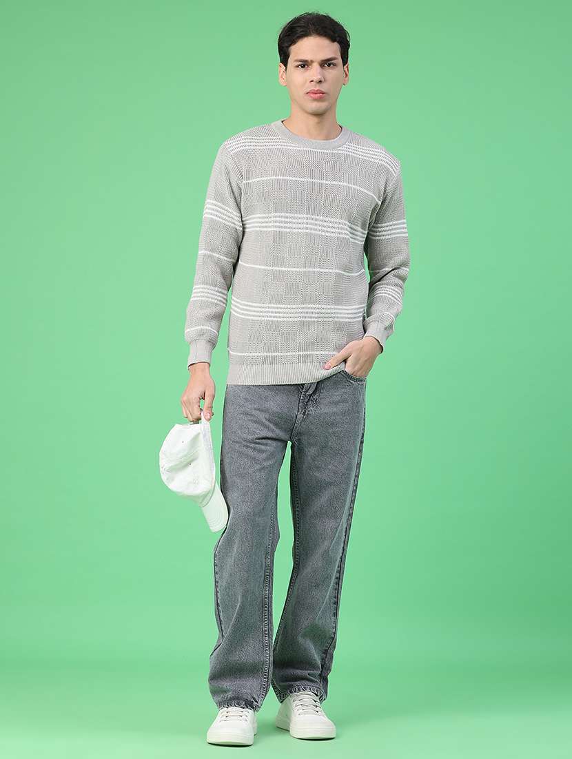 men solid mid rise straight fit jeans - 22230475 -  Standard Image - 5