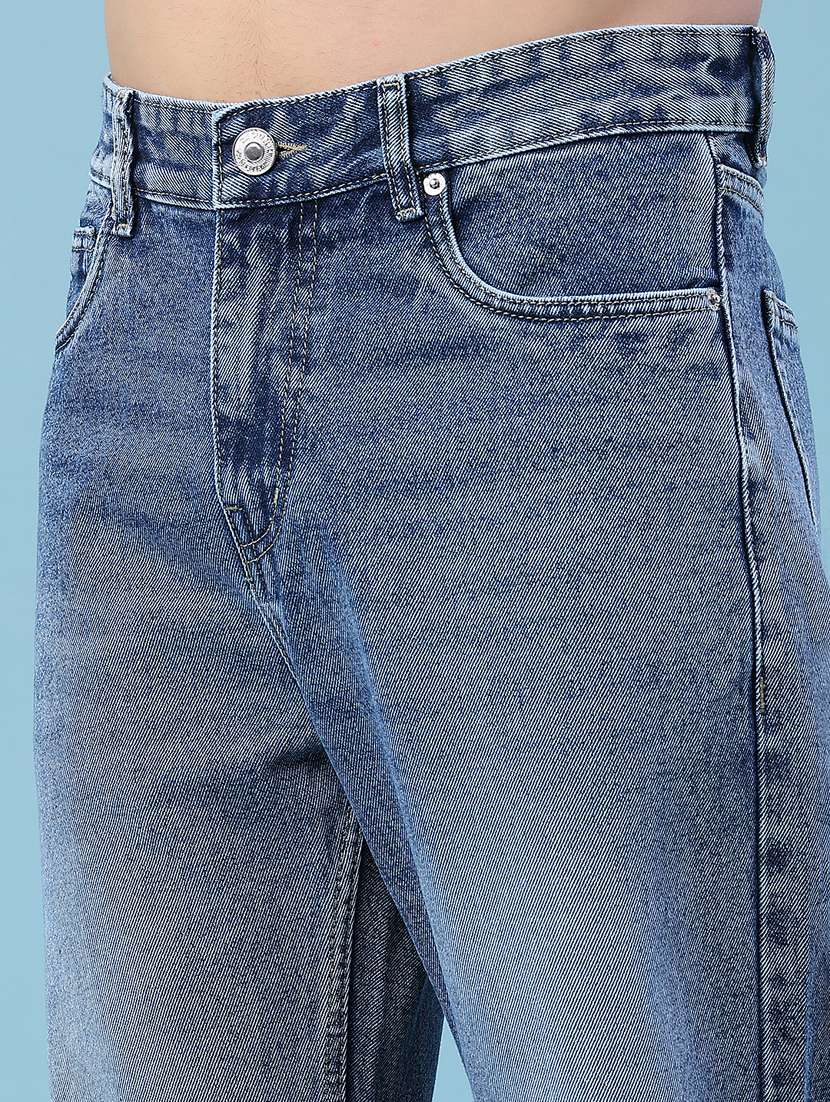 men washed mid rise full length jeans - 22230476 -  Standard Image - 5