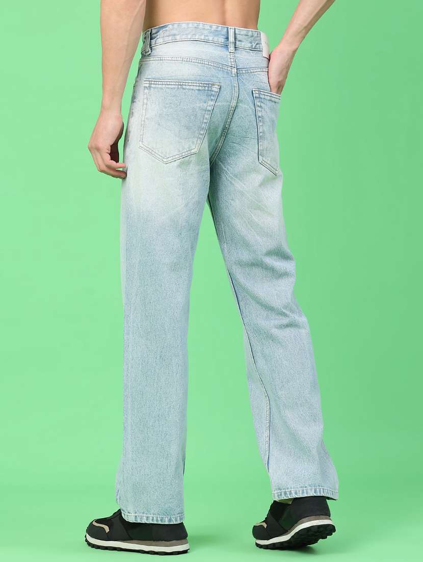 men washed mid rise full length jeans - 22230477 -  Standard Image - 3
