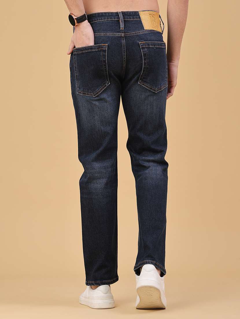 men washed mid rise full length jeans - 22230479 -  Standard Image - 3