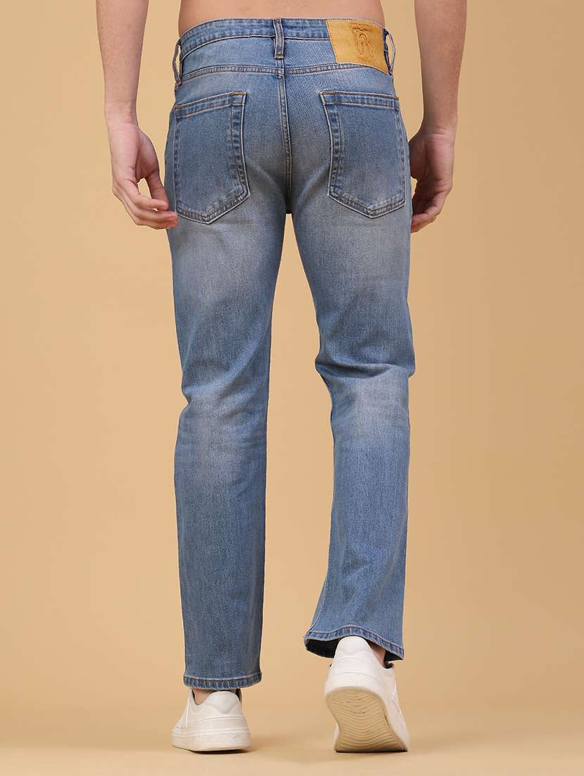 men washed mid rise full length jeans - 22230480 -  Standard Image - 3