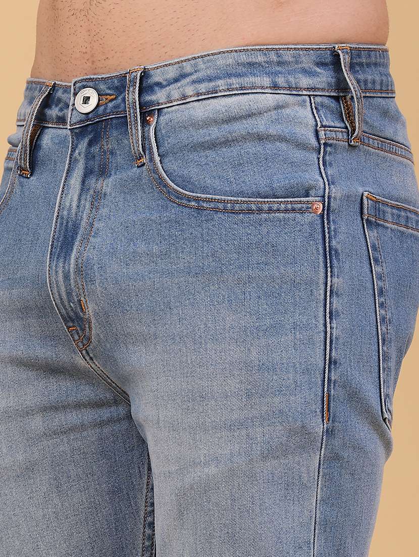 men washed mid rise full length jeans - 22230480 -  Standard Image - 5