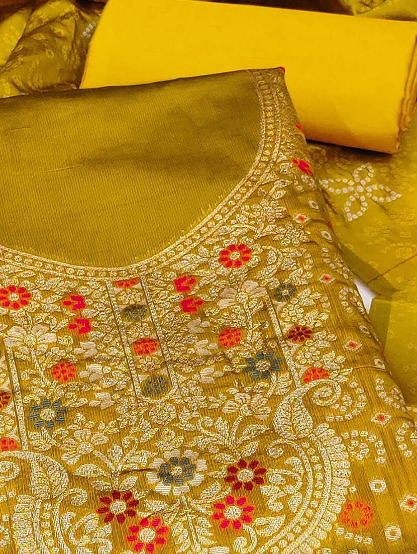 women self design unstitched suit set - 22230586 -  Standard Image - 3