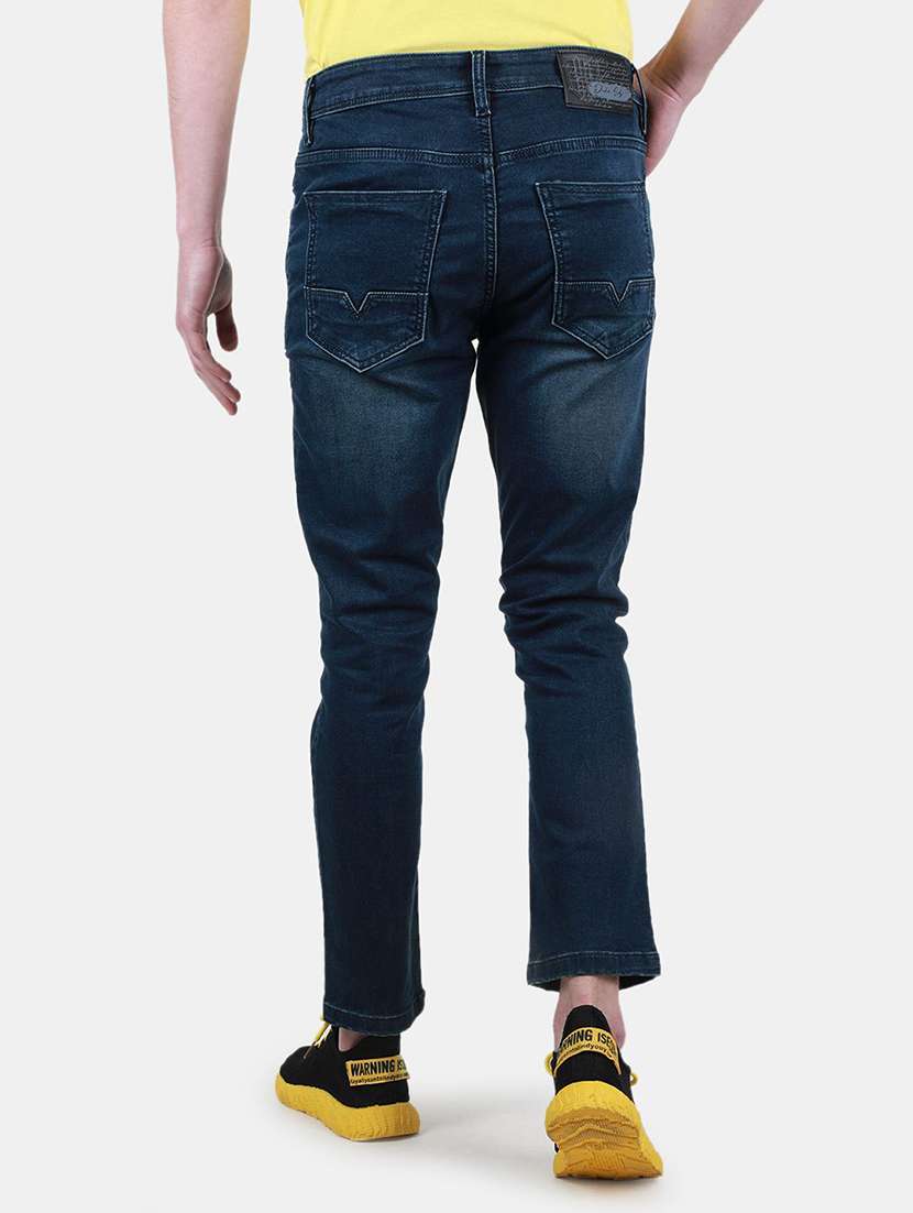 men distress mid rise slim fit jeans - 22230643 -  Standard Image - 3