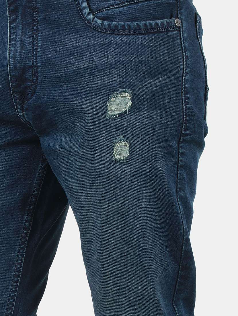 men distress mid rise slim fit jeans - 22230643 -  Standard Image - 5