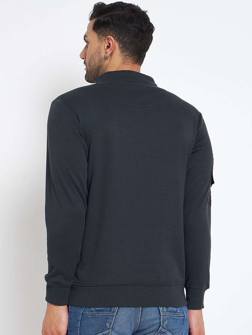 men typographic long sleeve regular fit sweatshirt - 22230685 -  Standard Image - 3