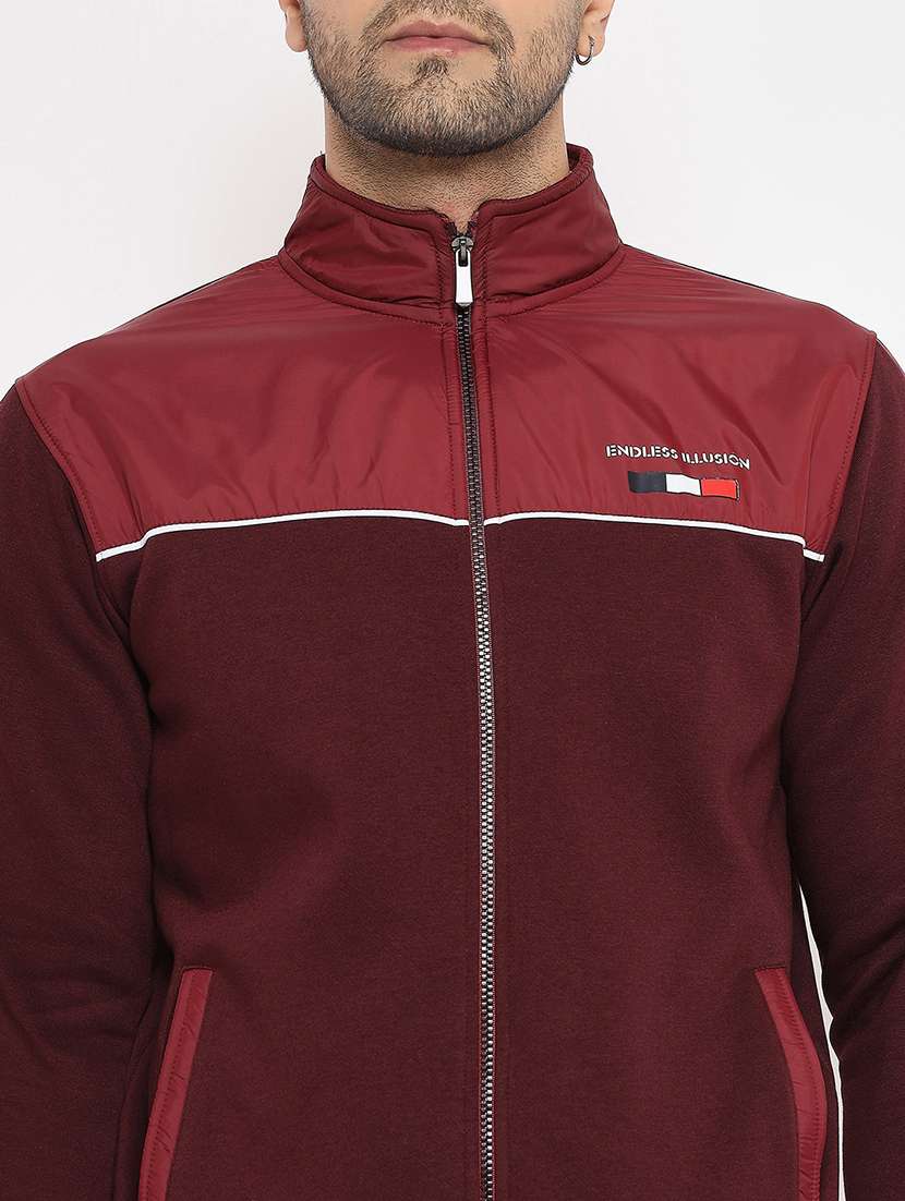 men color block long sleeve regular fit sweatshirt - 22230687 -  Standard Image - 3