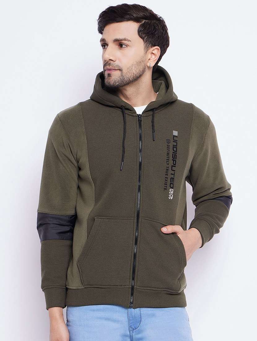 men color block long sleeve regular fit sweatshirt