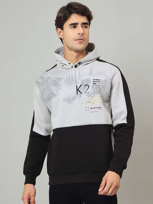 men color block long sleeve regular fit sweatshirt - 22230734 -  Standard Image - 0