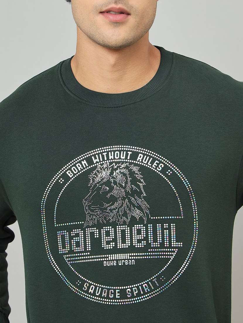 men printed long sleeve regular fit casual shirt - 22230738 -  Standard Image - 3