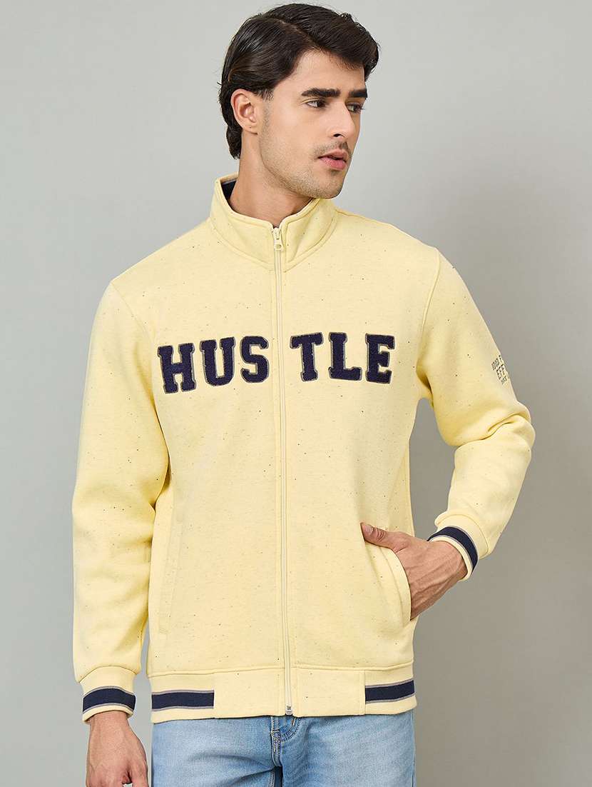 men typographic long sleeve regular fit sweatshirt - 22230739 -  Zoom Image - 0