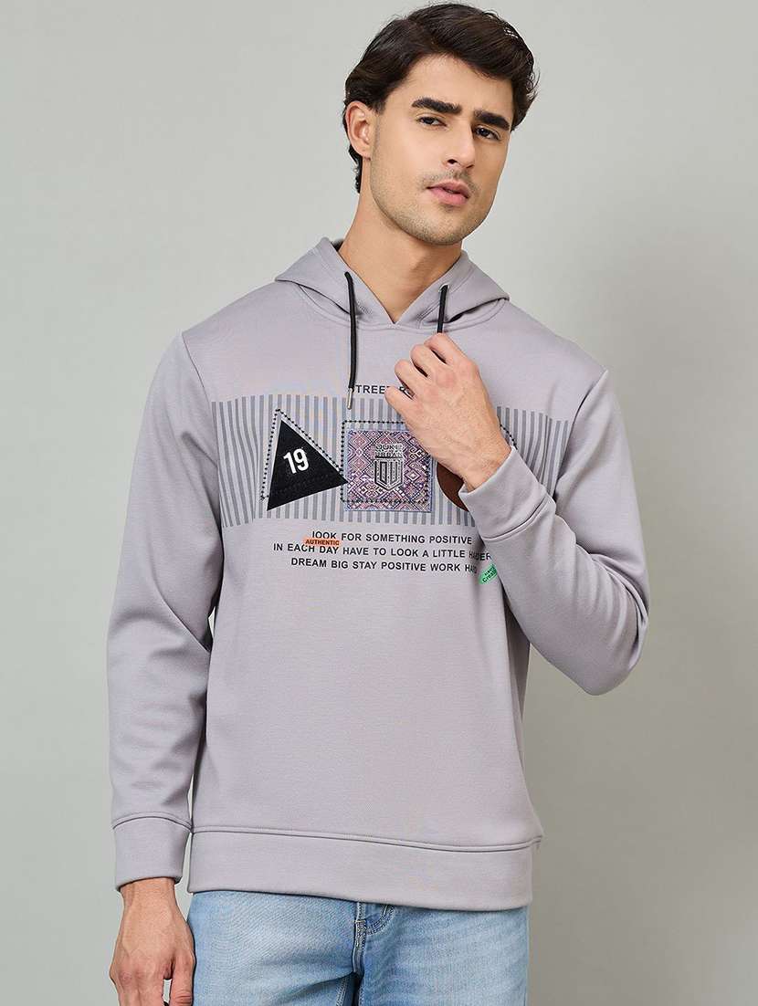 men printed long sleeve regular fit sweatshirt - 22230742 -  Zoom Image - 0