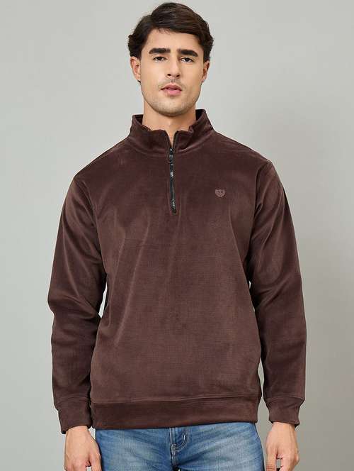 men solid long sleeve regular fit sweatshirt - 22230747 -  Standard Image - 0