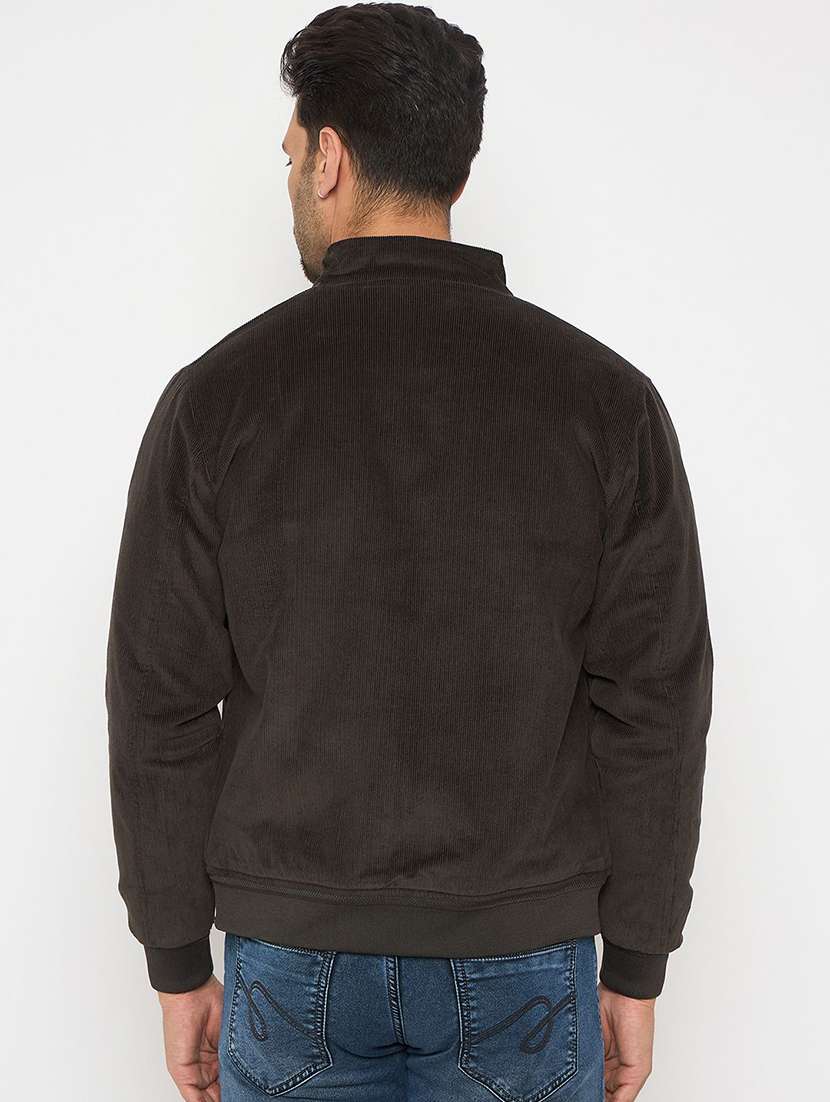 men solid long sleeve regualr fit casual jacket - 22230779 -  Standard Image - 3