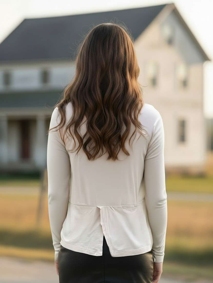 women solid long sleeve regular shrug - 22230808 -  Standard Image - 3