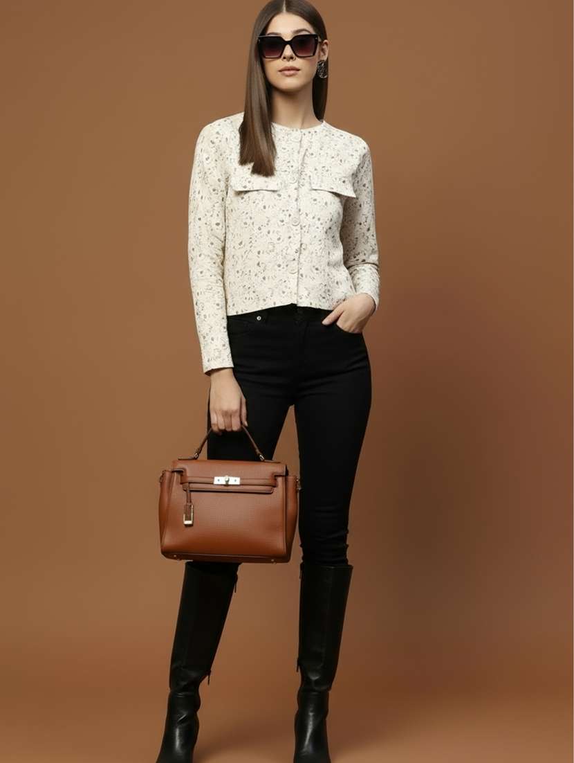 women printed long sleeve summer jacket - 22230952 -  Standard Image - 3