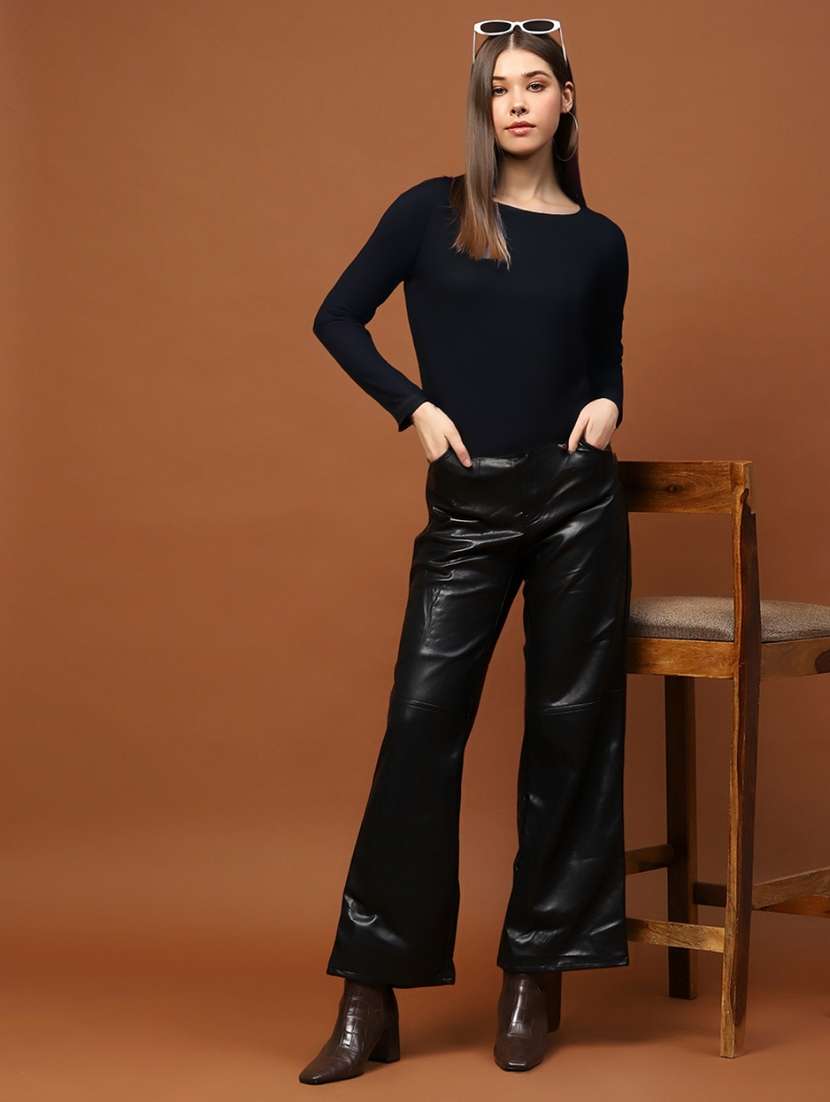 women solid batwing sleeve regular top - 22231102 -  Standard Image - 3