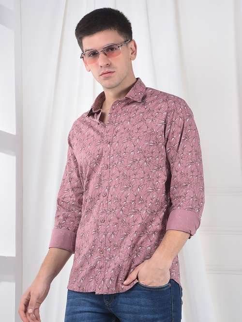 men printed long sleeve regular fit casual shirt - 22231123 -  Standard Image - 0