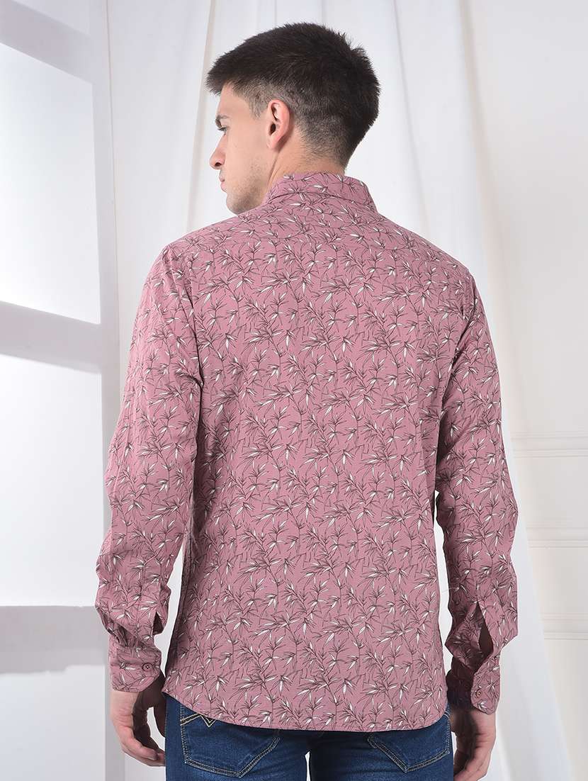 men printed long sleeve regular fit casual shirt - 22231123 -  Standard Image - 3