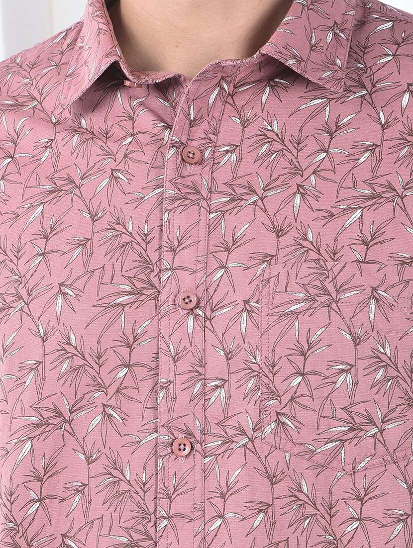 men printed long sleeve regular fit casual shirt - 22231123 -  Standard Image - 5