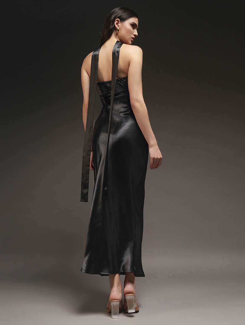 Women Solid Off Shoulder Sheath Dress - 22231278 -  Standard Image - 3