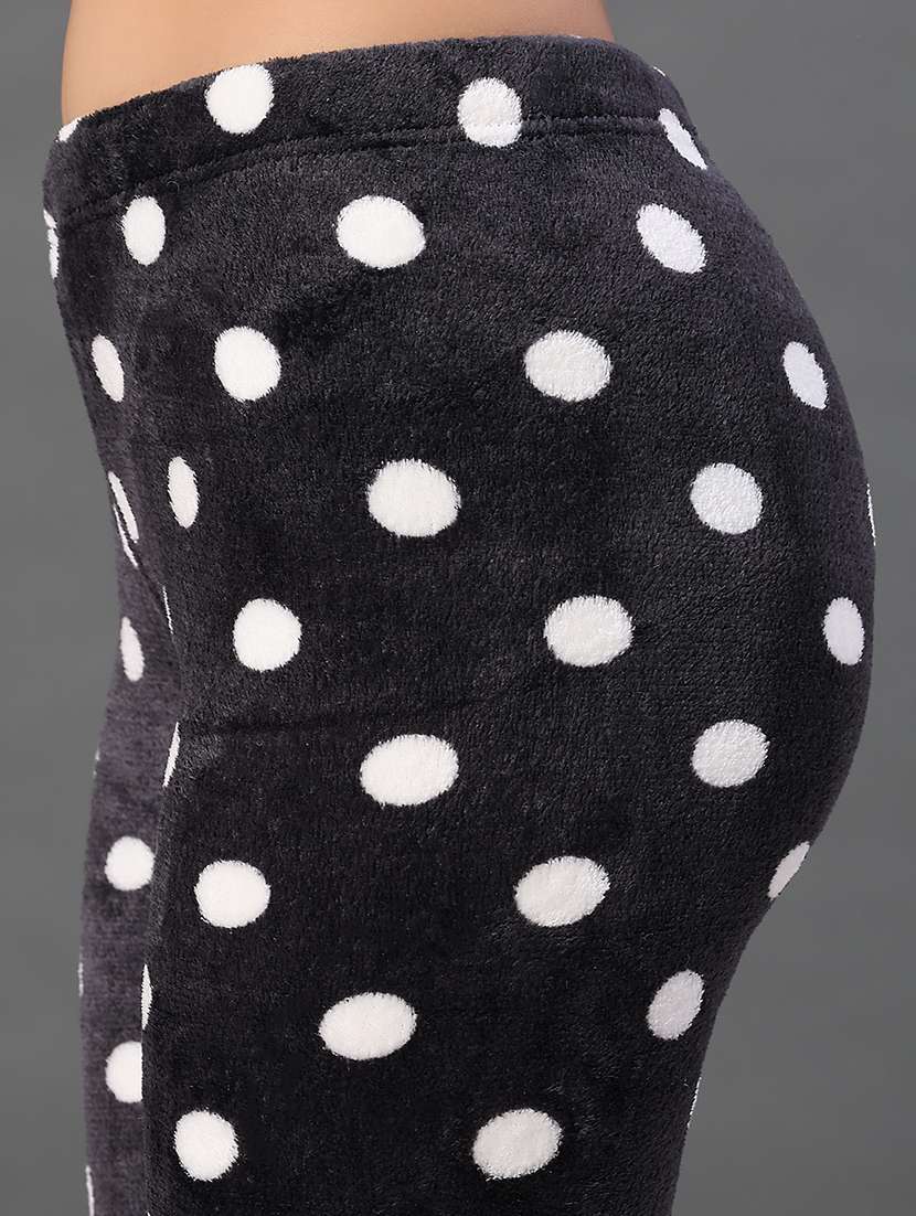 women polka doted mid rise pyjama - 22231318 -  Standard Image - 5