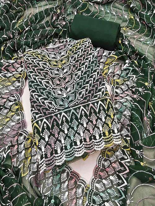 women solid with work unstitched suit set - 22231332 -  Standard Image - 0