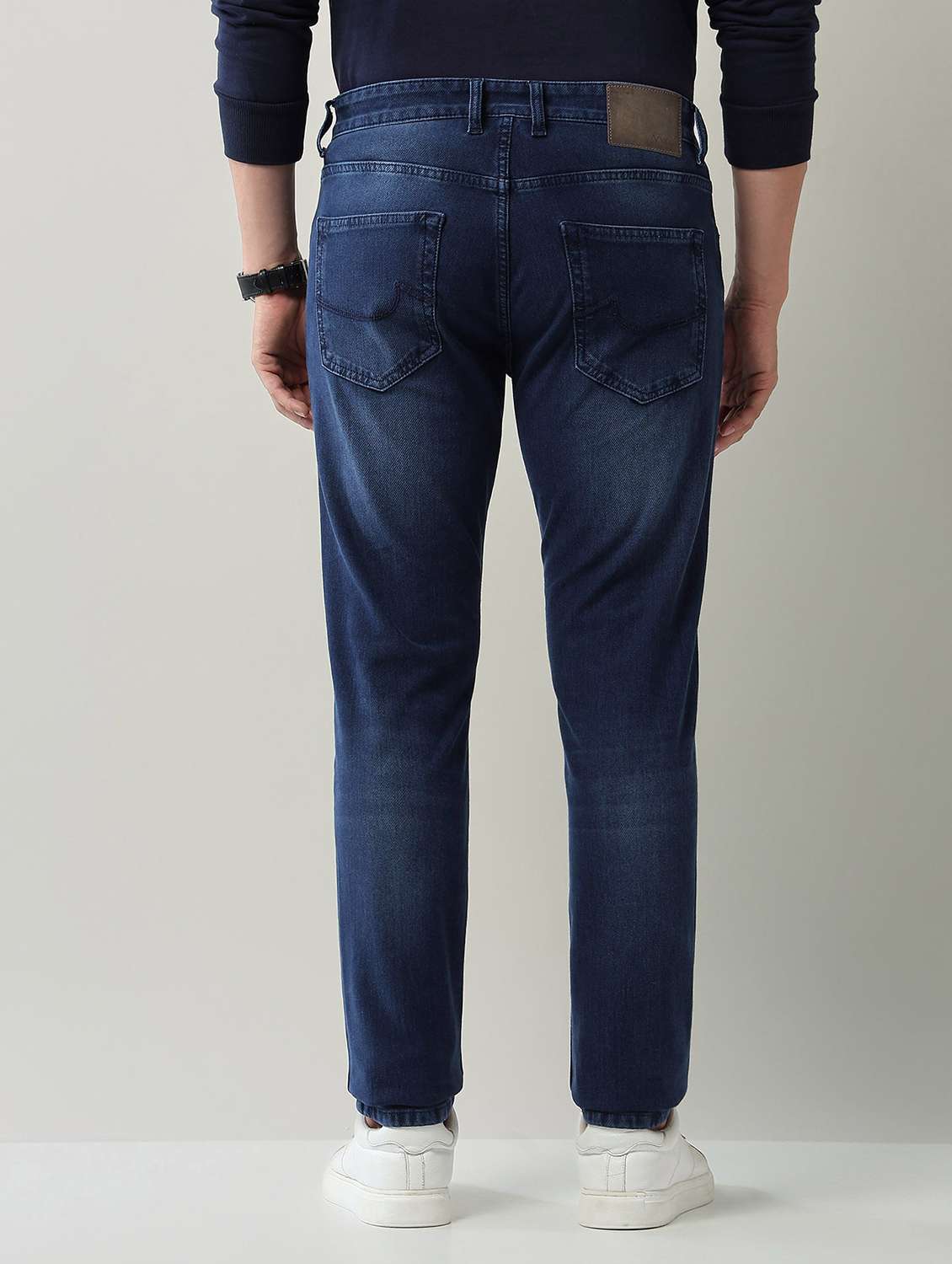 men washed high rise full length jeans - 22231381 -  Standard Image - 3