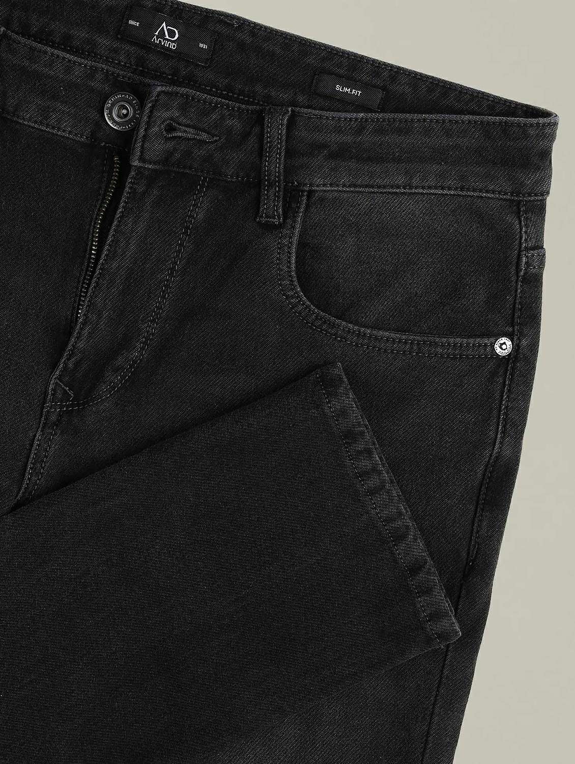 men washed high rise full length jeans - 22231383 -  Standard Image - 5