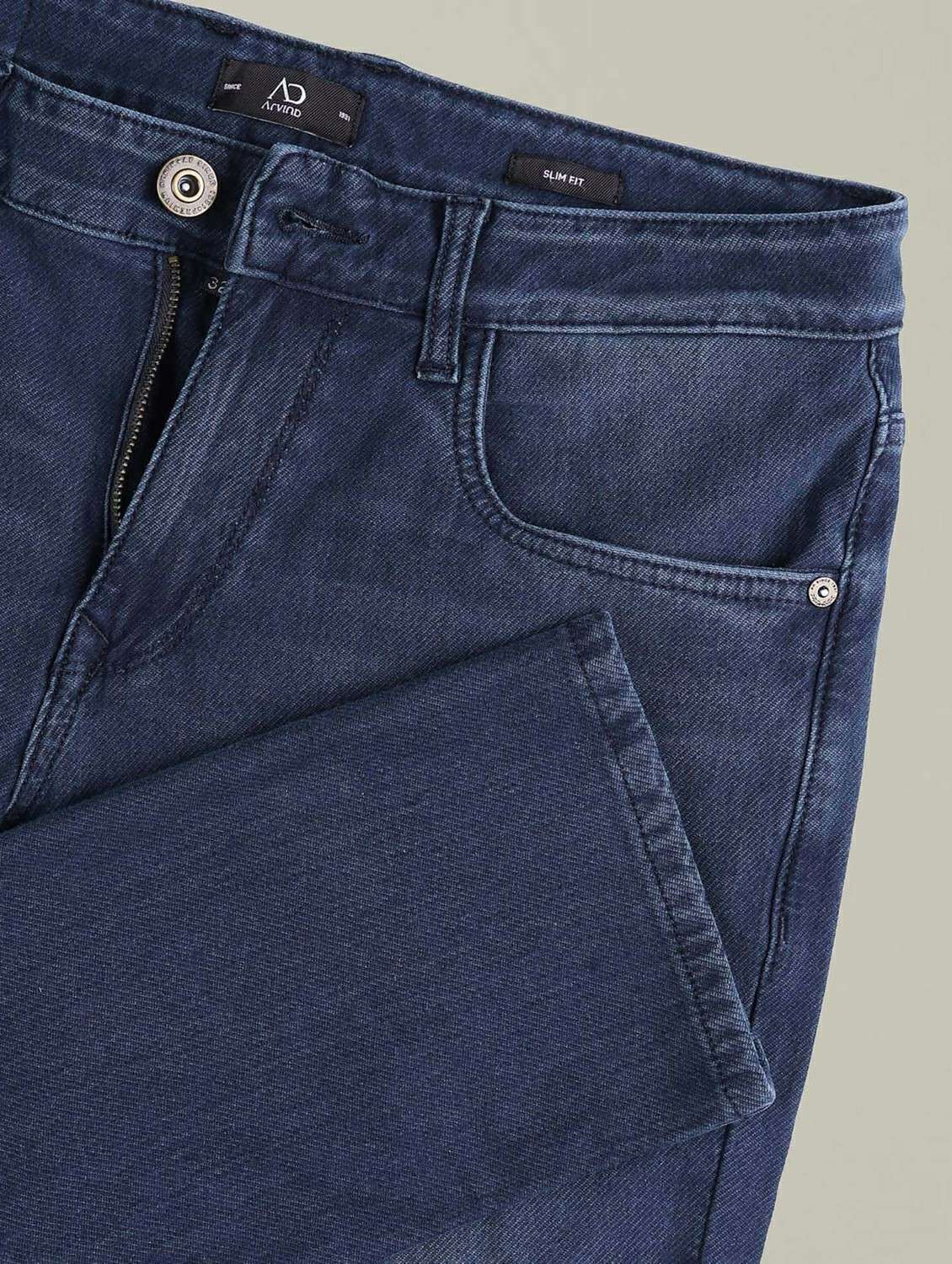 men washed high rise full length jeans - 22231384 -  Standard Image - 5