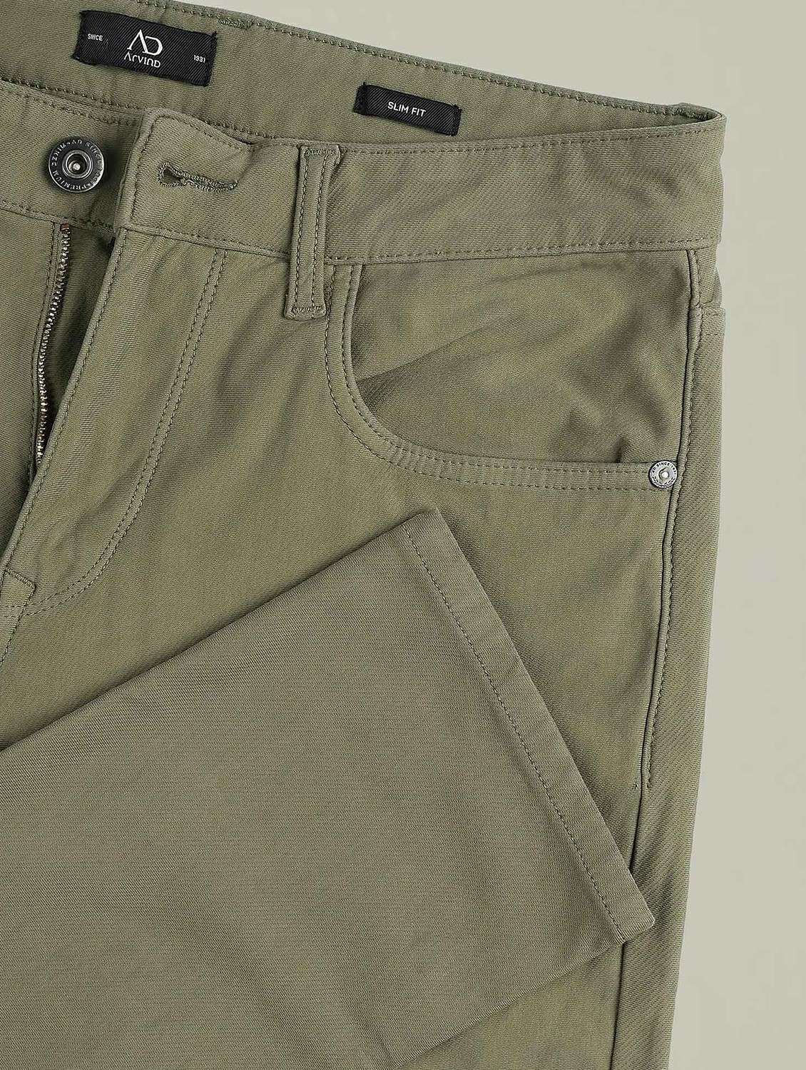 men plain high rise full length jeans - 22231386 -  Standard Image - 5