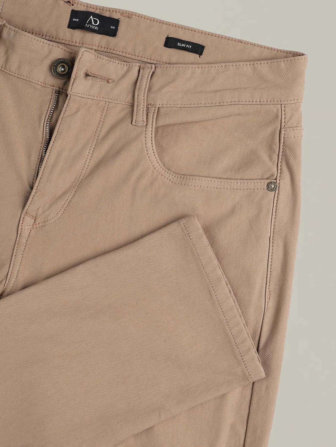 men plain high rise full length jeans - 22231387 -  Standard Image - 5