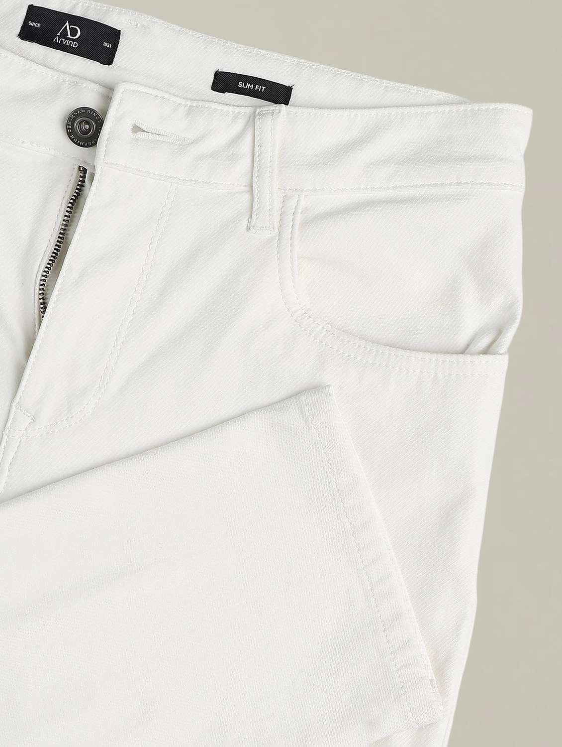 men plain high rise full length jeans - 22231388 -  Standard Image - 5