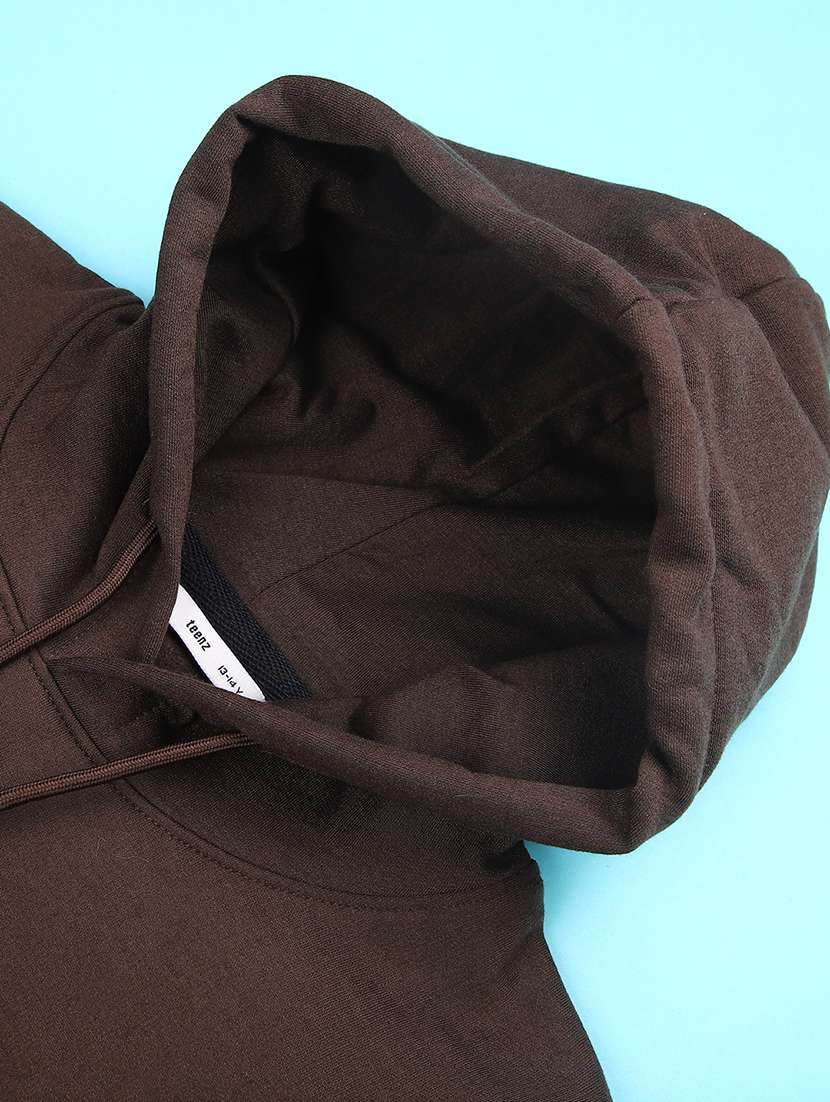 girls printed long sleeve hooded sweatshirt - 22231439 -  Standard Image - 3