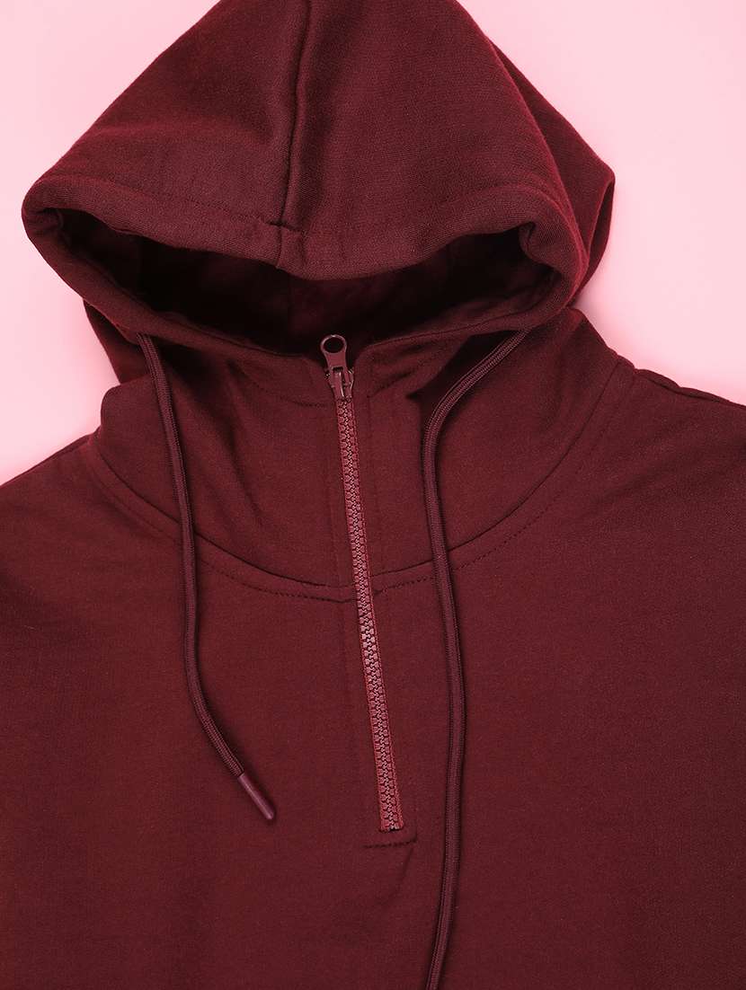 girls solid long sleeve hooded sweatshirt - 22231440 -  Standard Image - 3