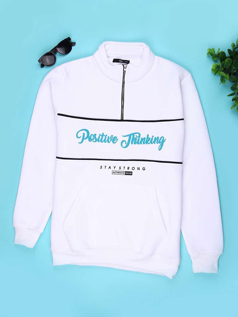 boys printed long sleeve sweatshirt