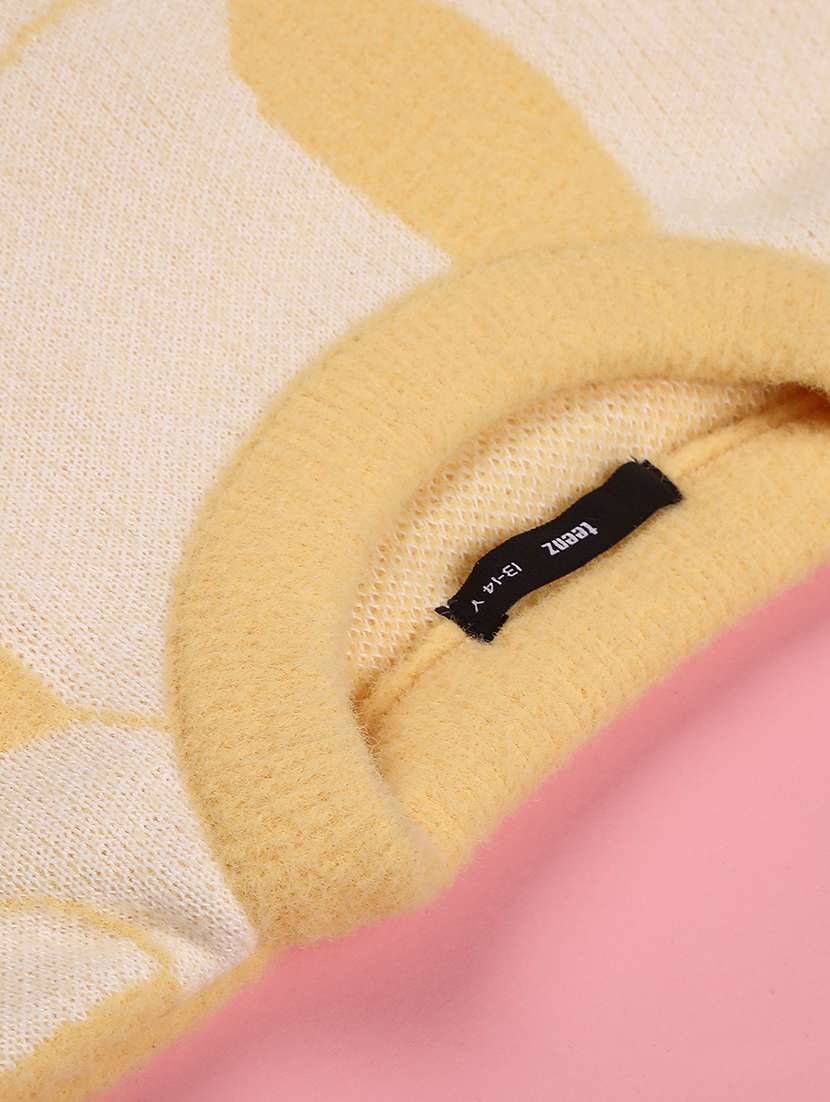 girls self designed long sleeve sweater - 22231455 -  Standard Image - 3