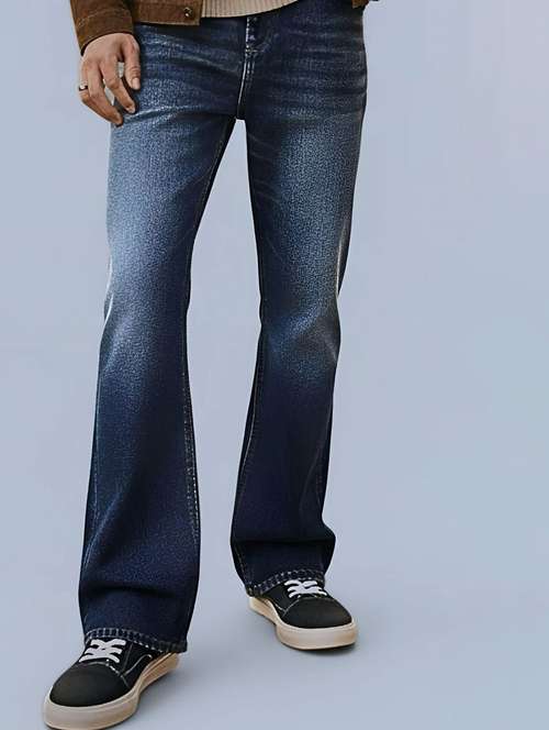 men washed mid rise full length jeans - 22231471 -  Standard Image - 0