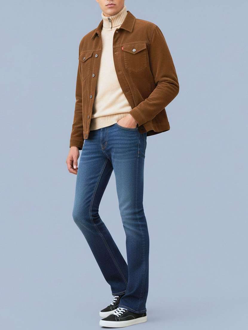 men washed mid rise full length jeans - 22231471 -  Standard Image - 3