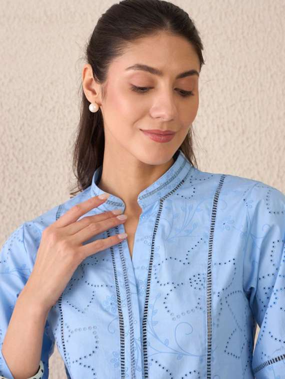 women self designed bell sleeve top - 22231476 -  Standard Image - 5