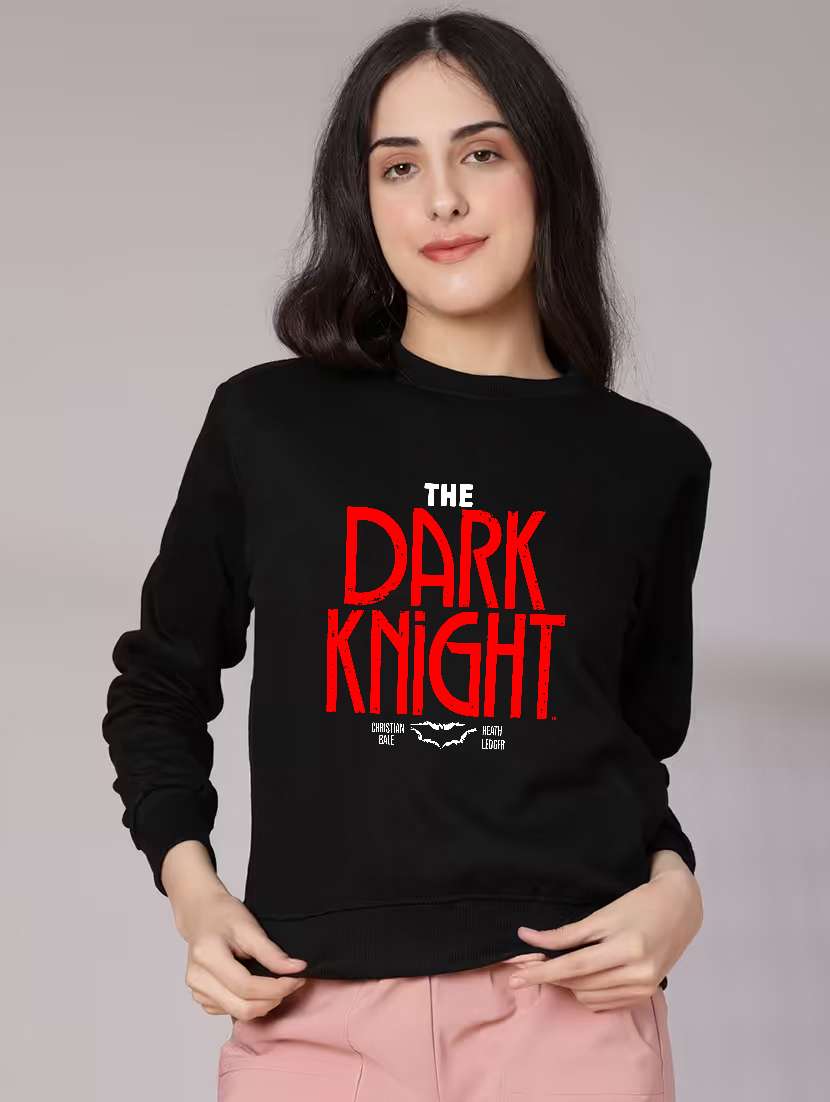 women printed long sleeve sweatshirt