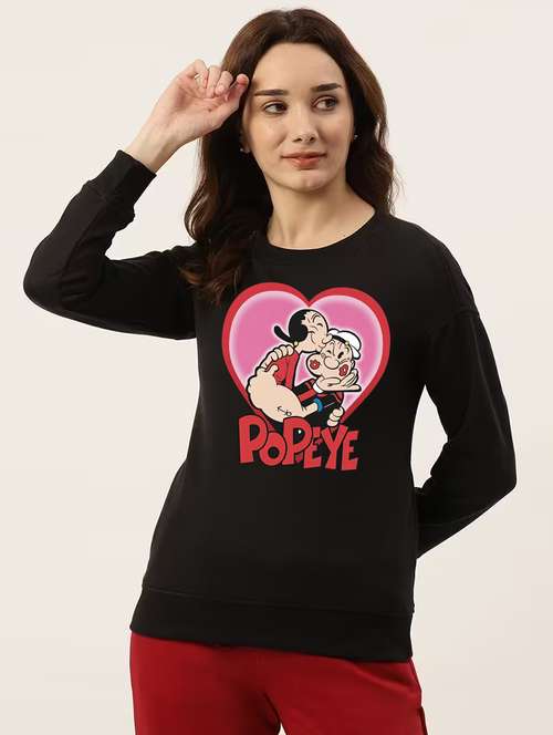 women printed long sleeve sweatshirt - 22231567 -  Standard Image - 0