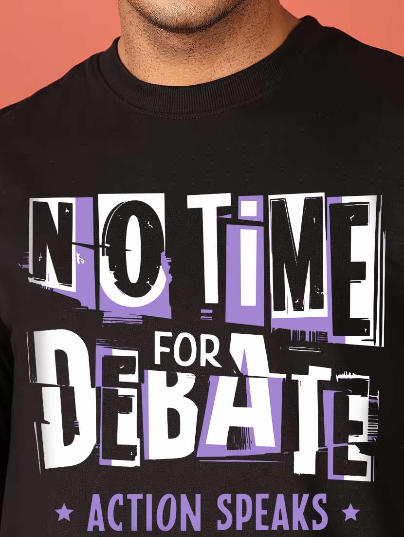 men front print long sleeve regular fit sweatshirt - 22231607 -  Standard Image - 3