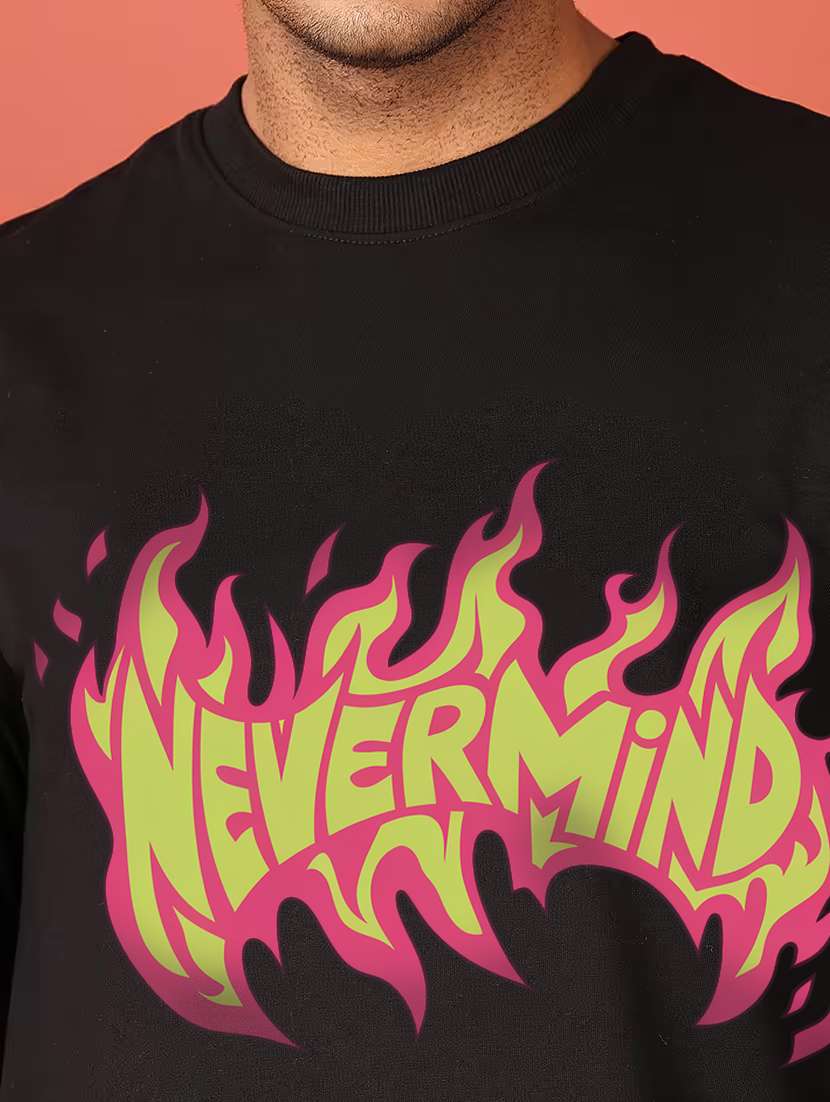 men chest print long sleeve regular fit sweatshirt - 22231608 -  Standard Image - 3