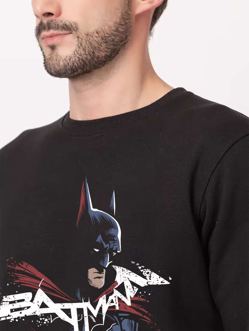 men front print long sleeve regular fit sweatshirt - 22231613 -  Standard Image - 3