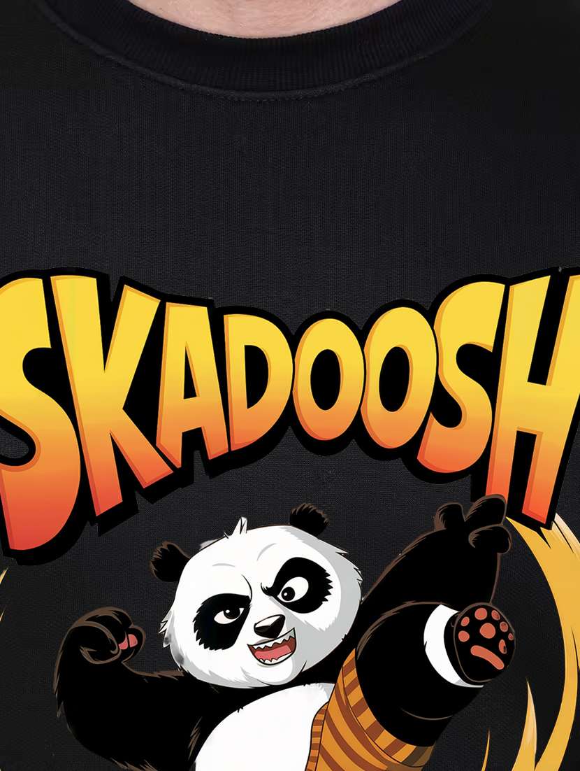 men front print long sleeve regular fit sweatshirt - 22231624 -  Standard Image - 3