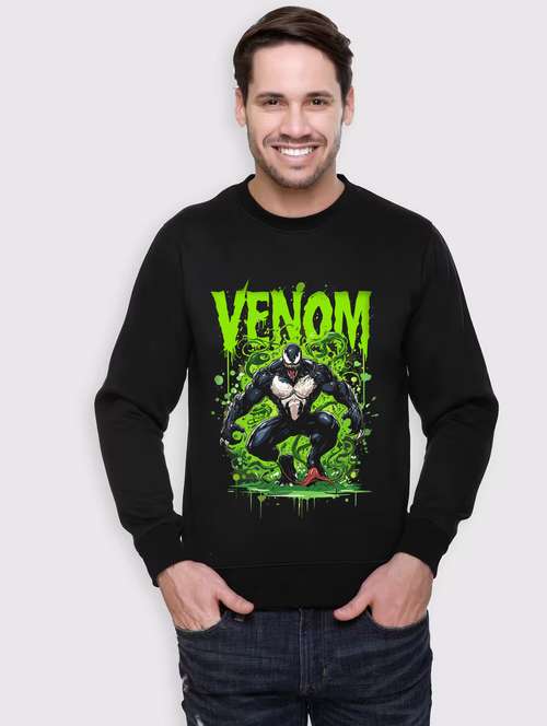 men front print long sleeve regular fit sweatshirt - 22231626 -  Standard Image - 0